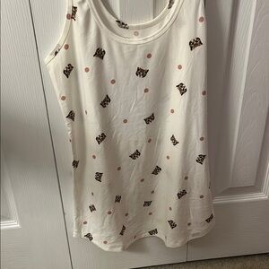 No Boundaries Cream Tank Top Casual Sleeveless